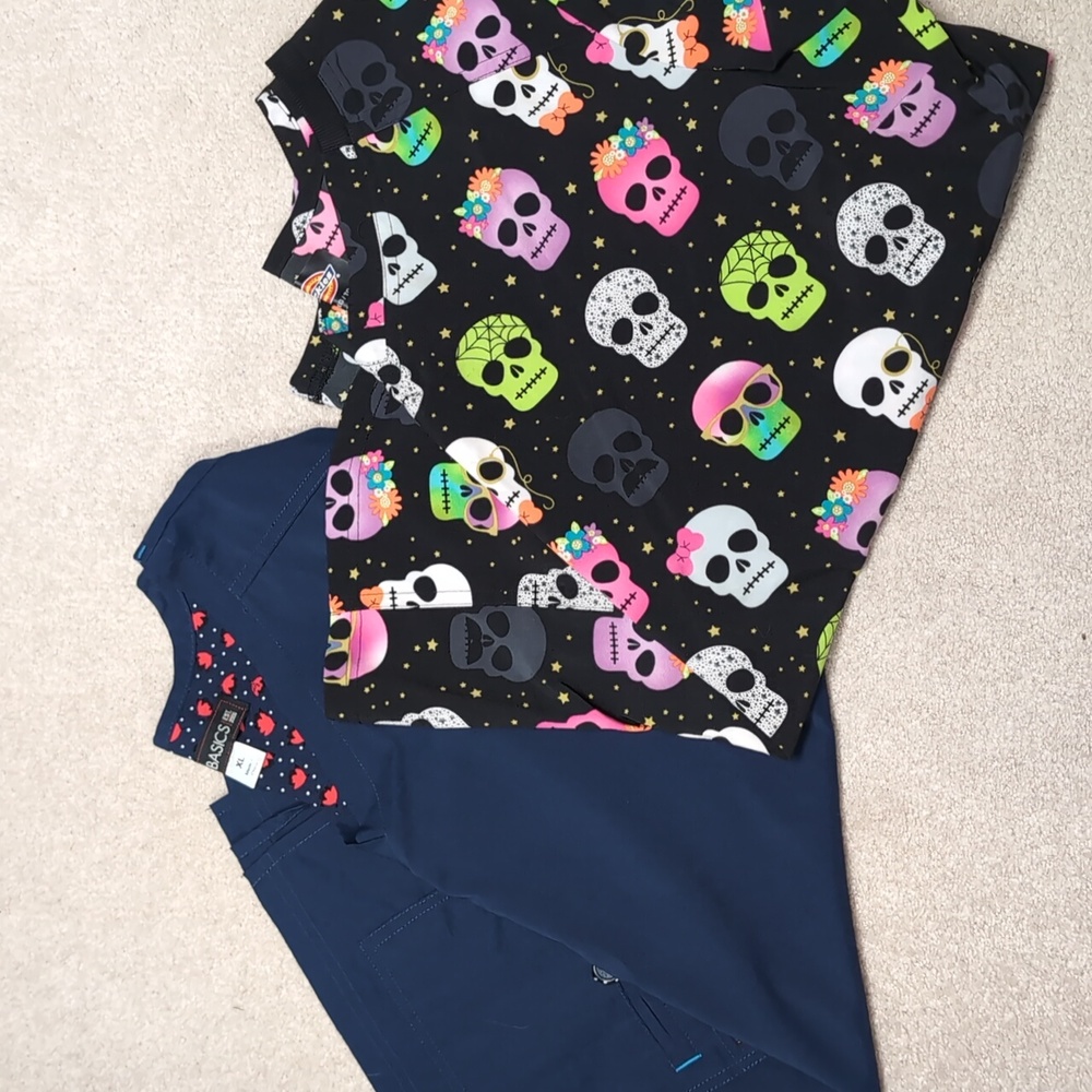 Lot of 2 Scrub Tops